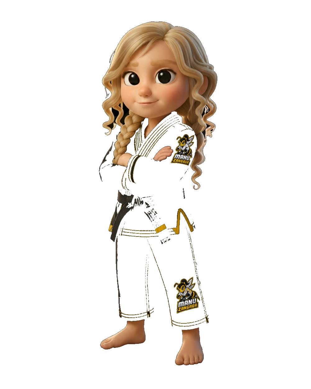 Personagem Manu Zangada